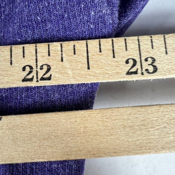 NFL Minnesota Vikings Sweatshirt Women's Medium Purple Faded Pullover Crewneck - Picture 12 of 13